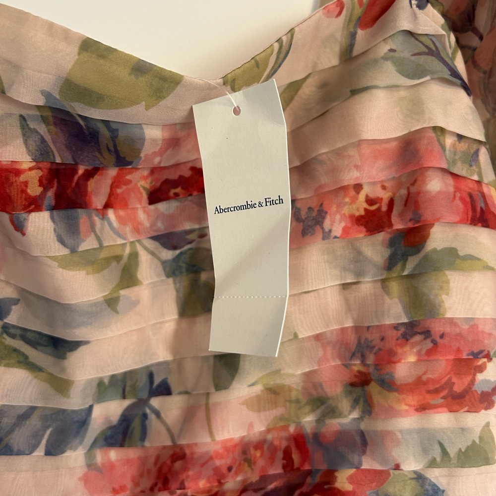 The A&F Emerson Angel Sleeve Midi Dress Large Tall - Picture 8 of 8